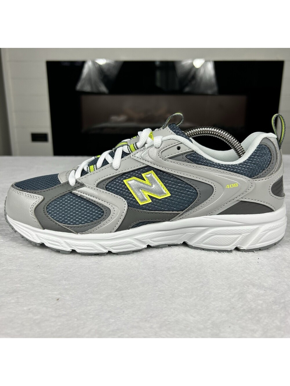 New Balance 408 Running Shoes Men’s Size 9.5 Women’s 11 Grey/Blue U4082F5 New